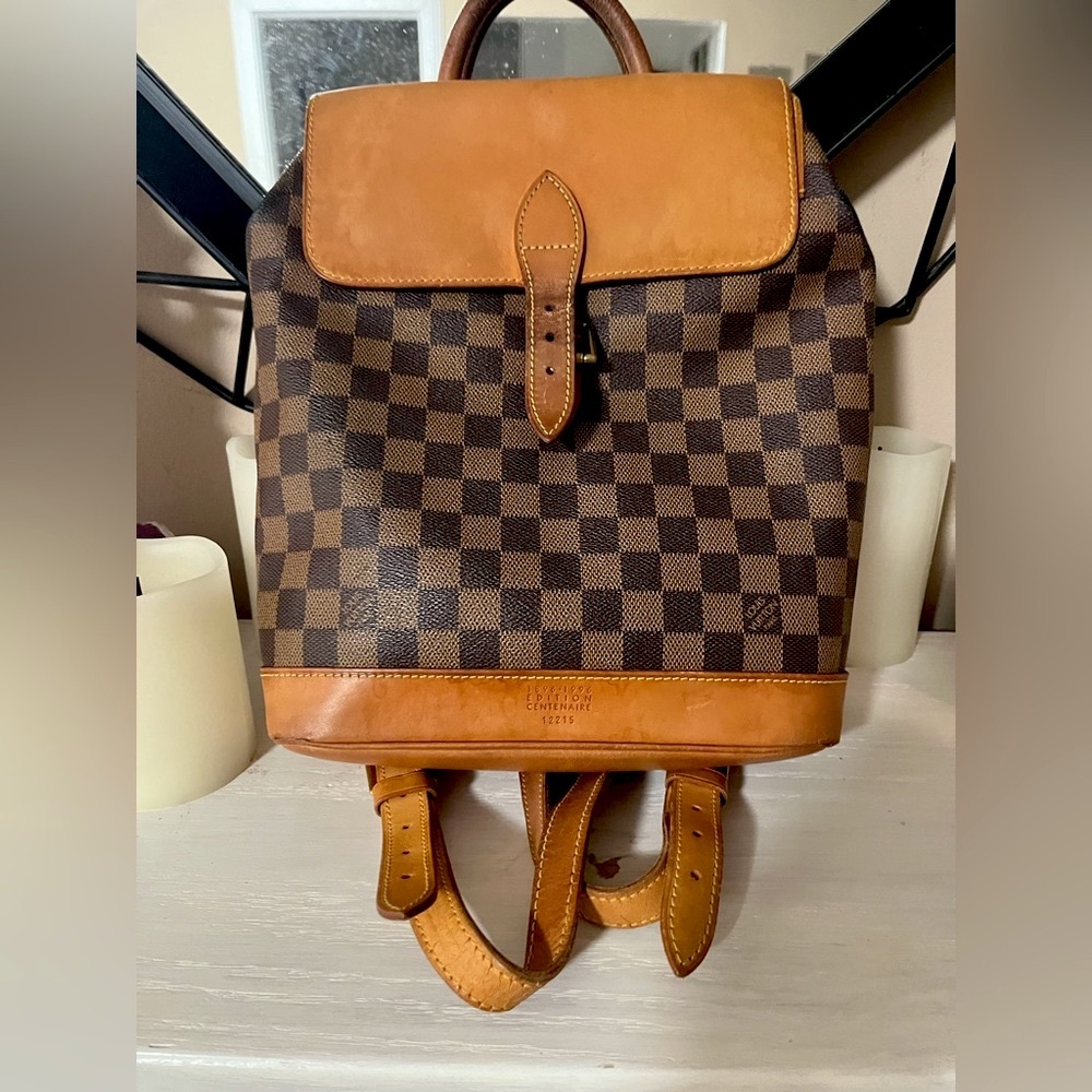 Louis Vuitton Damier Ebene Centenaire Soho Backpack